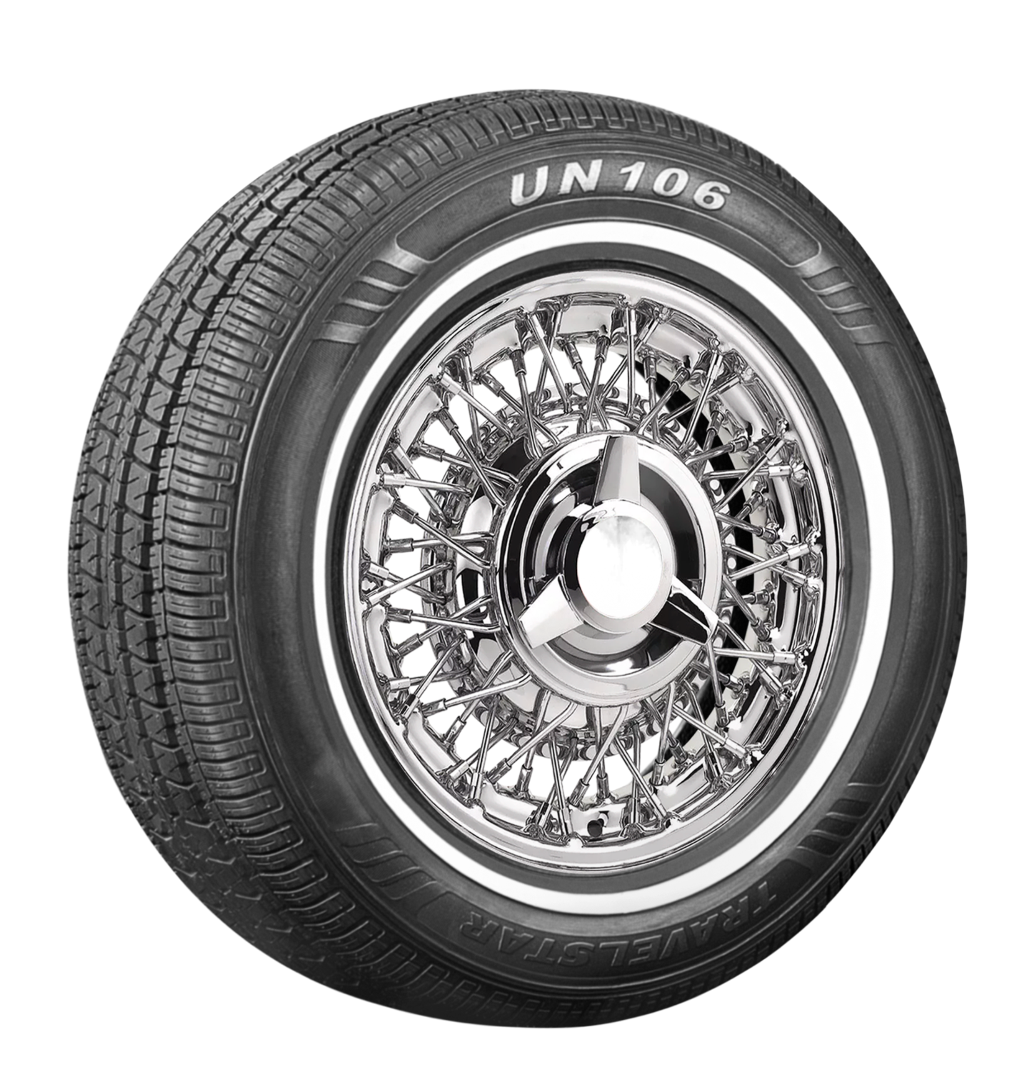 Travelstar Classic Radial UN106 Whitewall 9 mm 225/60R17